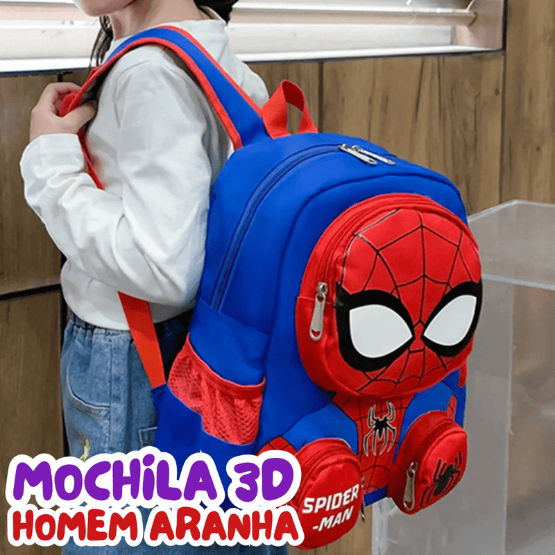 Mochila Infantil Homem Aranha