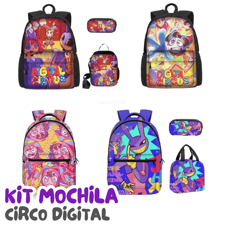 O Incrível Circo Digital Mochila