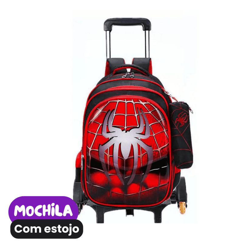 Mochila com Rodinhas Homem Aranha/ Capitão América