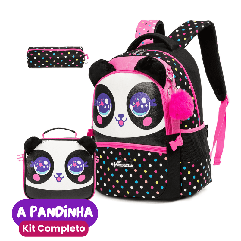 Mochila Infantil Escolar com Estojo + Bolsa Lancheira [KIT COMPLETO]