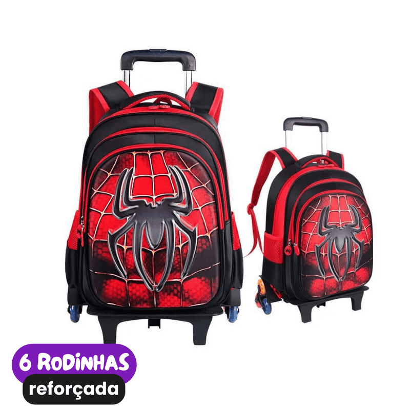 Mochila com Rodinhas Homem Aranha/ Capitão América