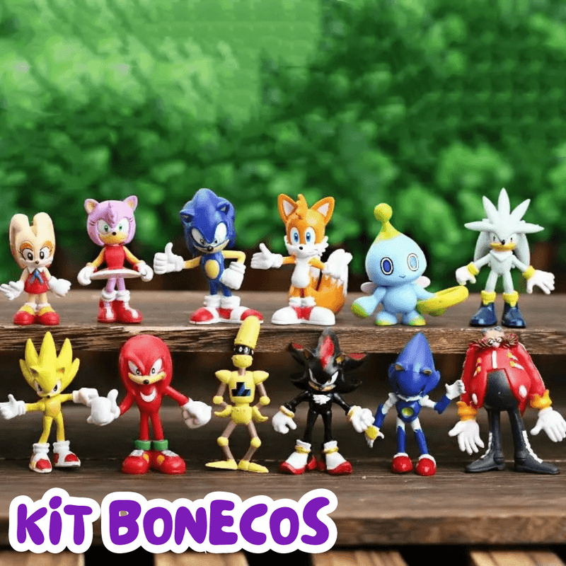 Bonecos de Personagens [KIT COMPLETO]