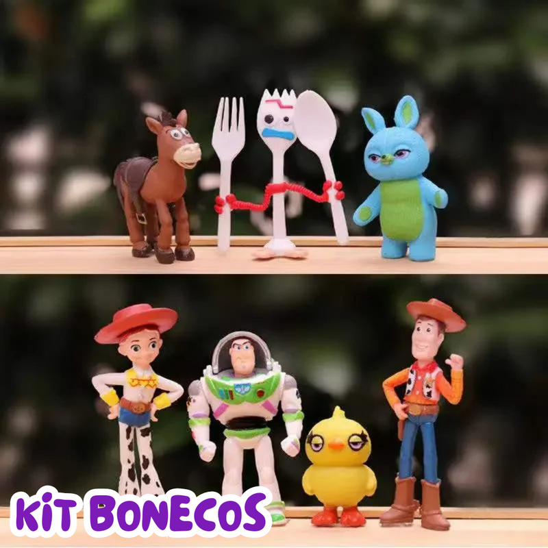 Bonecos de Personagens [KIT COMPLETO]