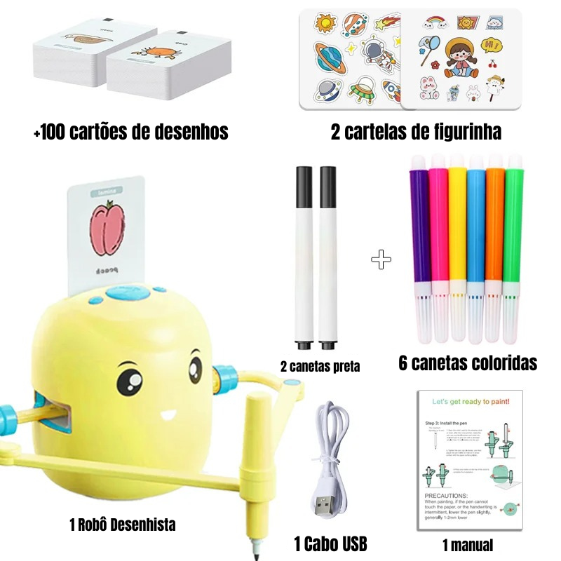 Leve +1 Kit Robô Desenhista (30% DE DESCONTO)